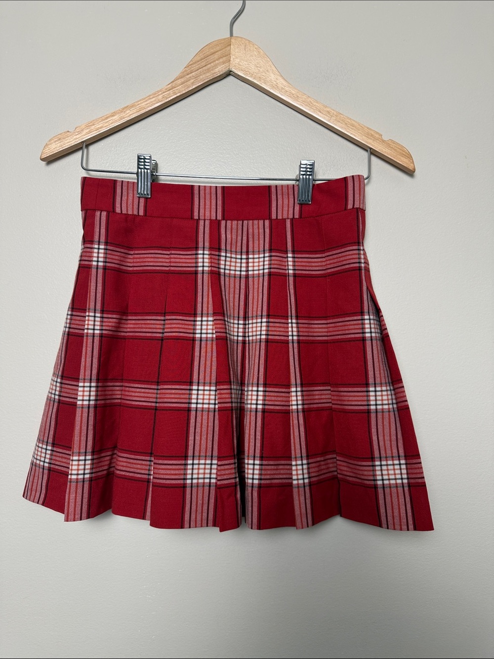 Sunday Best Red Plaid Circle Skirt size 4